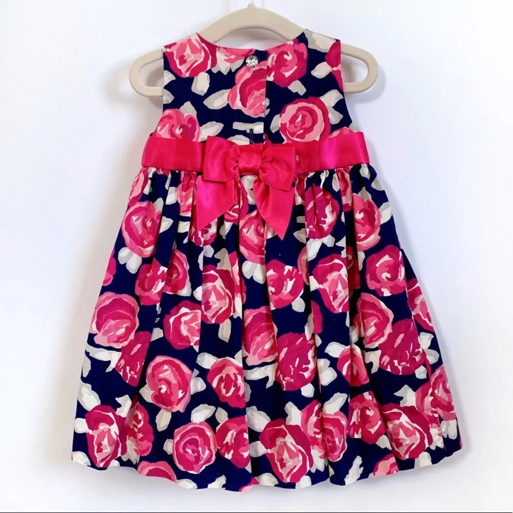 Gymboree Baby Girls Floral Garden Cotton Poplin Special Ocassion Dress